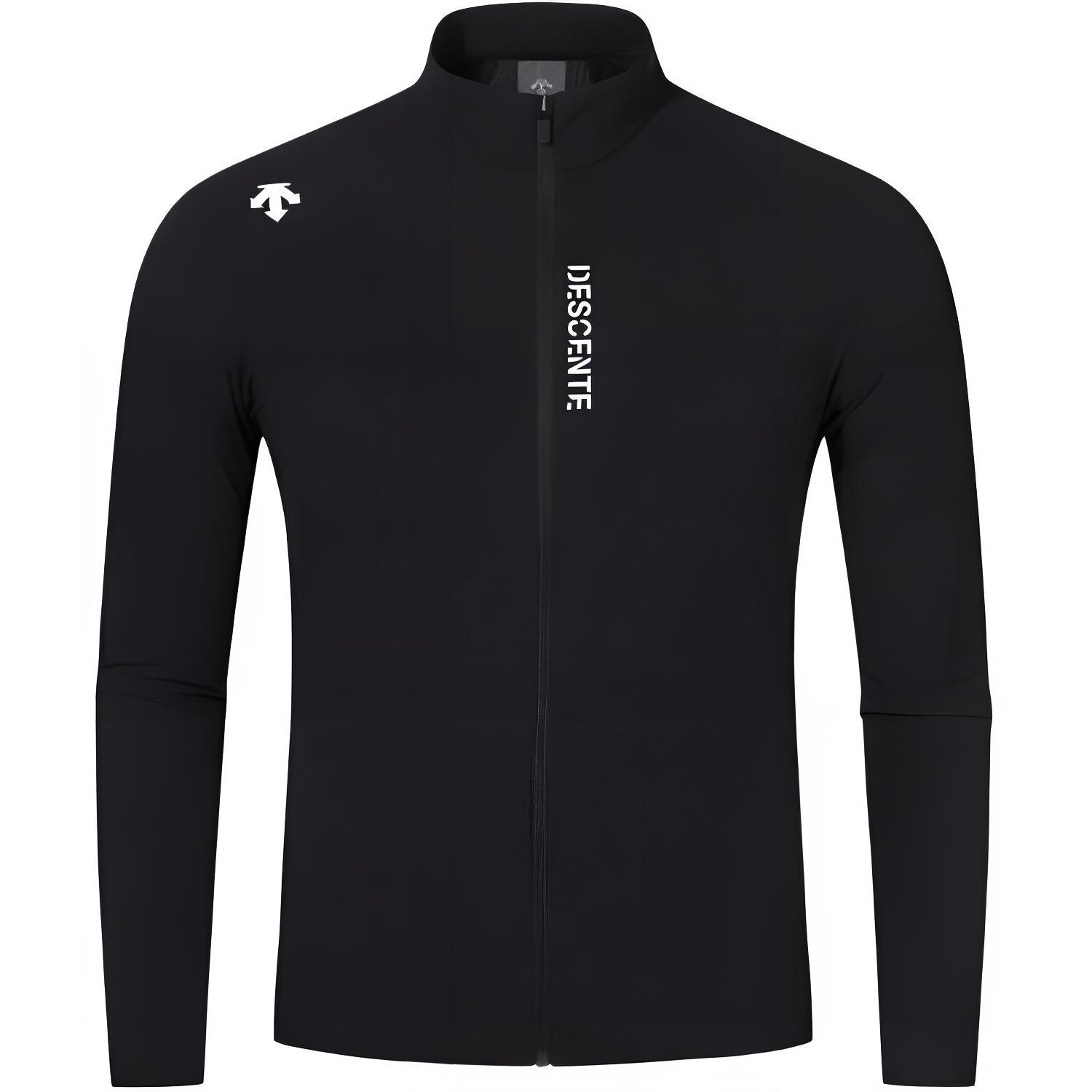 Order DESCENTE ICELAB Full-Zip Jacket with Logo, Unisex Long Sleeve Stand Collar SO323TFT72