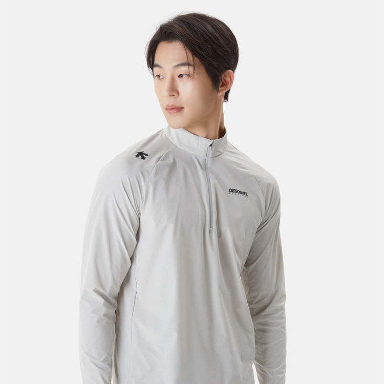 Sizing DESCENTE ICELAB Motion Quick-Dry Stretch Half-Zip Long Sleeve Jacket for Men. SP221TTL41L