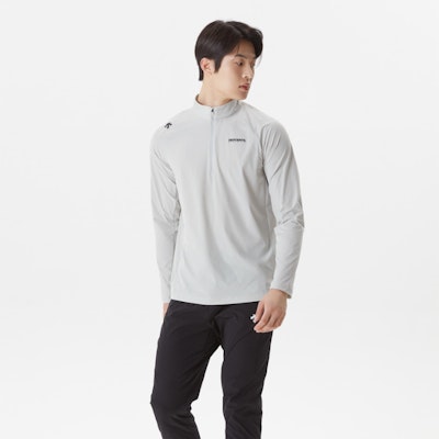 DESCENTE ICELAB Motion Quick-Dry Stretch Half-Zip Long Sleeve Jacket for Men. SP221TTL41L 1