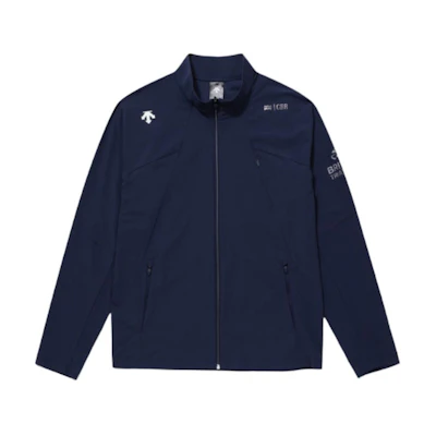 DESCENTE Letter Logo Stand Collar Zip Jacket Unisex - Breathable & Heat-Shedding SP223IFT41