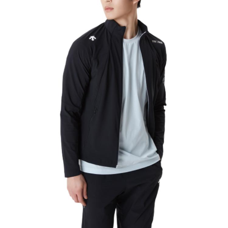 Sizing DESCENTE 字母標誌立領拉鍊外套 男女款 - 透氣排熱 SP223IFT41
