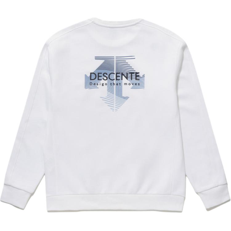Sizing DESCENTE 字母印花男女快乾長袖圓領運動衫 SP323UHT71