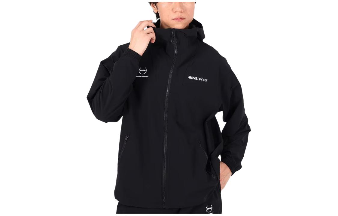 DESCENTE Letter Print Stand Collar Long Sleeve Jacket DXC2704X