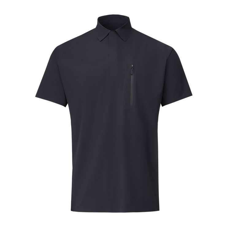 DESCENTE Lightweight Breathable Polo Shirt for Men - Urban Commuter Style D4231DPS71A
