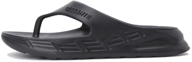 DESCENTE Lightweight Comfortable Quiet Flip-Flops Black SP223LTH43-BLK0 DESCENTE Lightweight Comfortable Quiet Flip-Flops Black SP223LTH43-BLK0