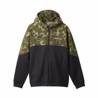 DESCENTE Lightweight Stretch Camo Colorblock Hoodie Jacket DMMWJF23