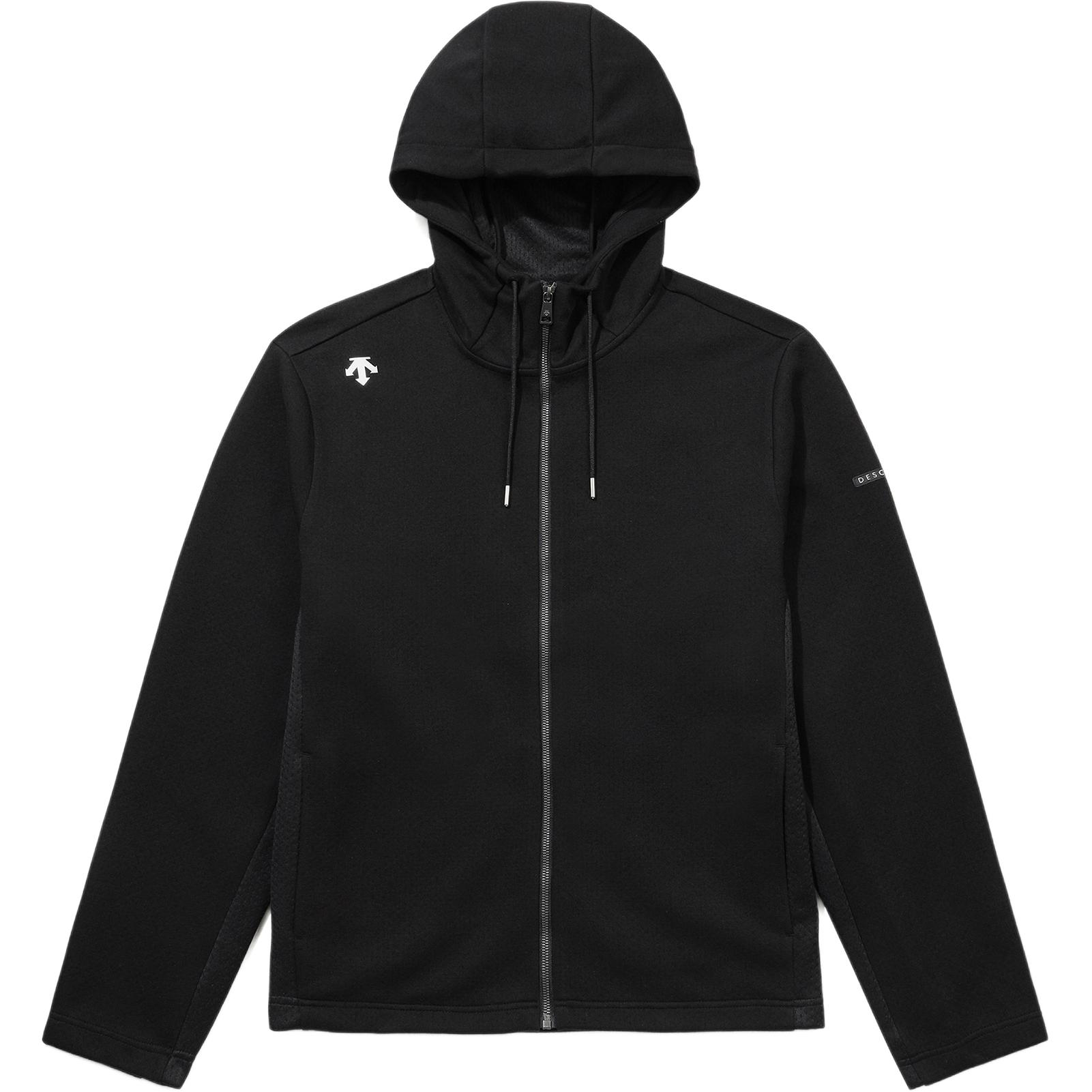 DESCENTE Logo Drawstring Loose Fit Hoodie Jacket for Men SR121UFT13
