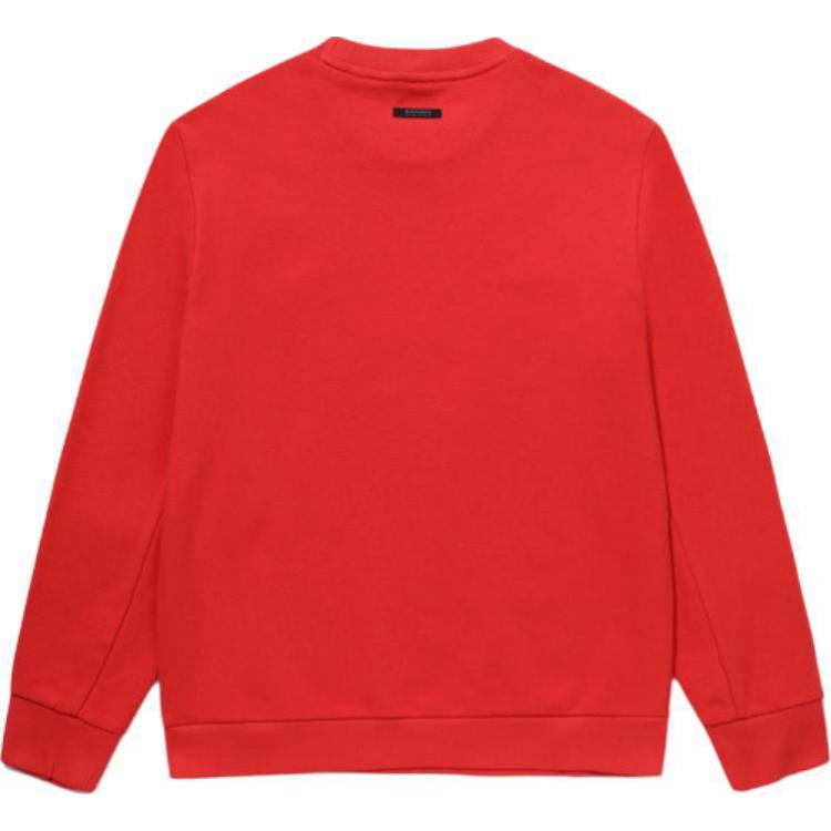 Sizing DESCENTE 男女款排汗長袖LOGO印花圓領衫 SP323UHT82