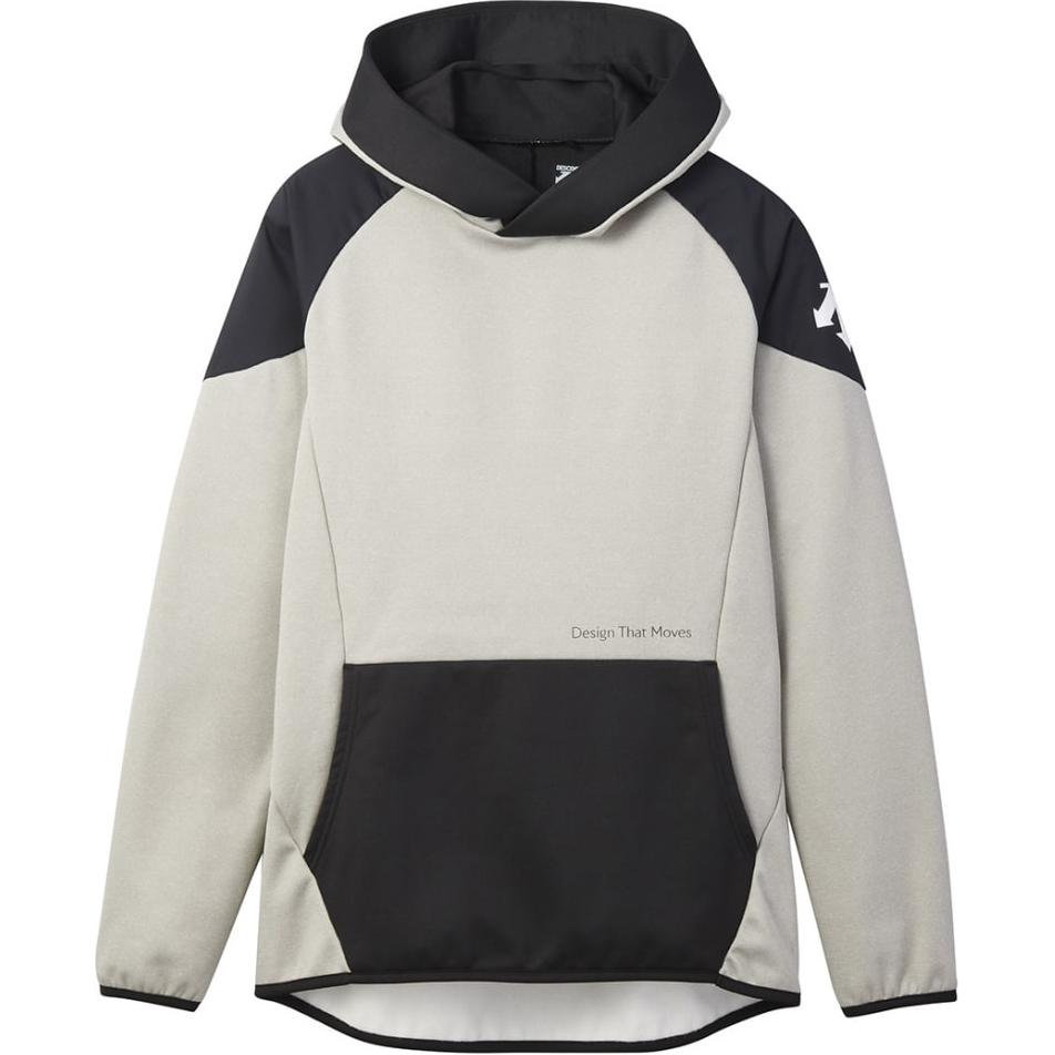 DESCENTE Logo Print Hoodie Pullover Windproof Warm Sweatshirt DVUWJF20