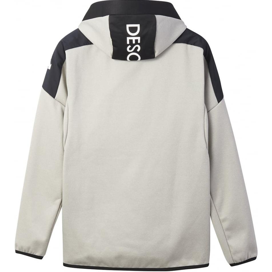 Purchase DESCENTE Logo Print Hoodie Pullover Windproof Warm Sweatshirt DVUWJF20