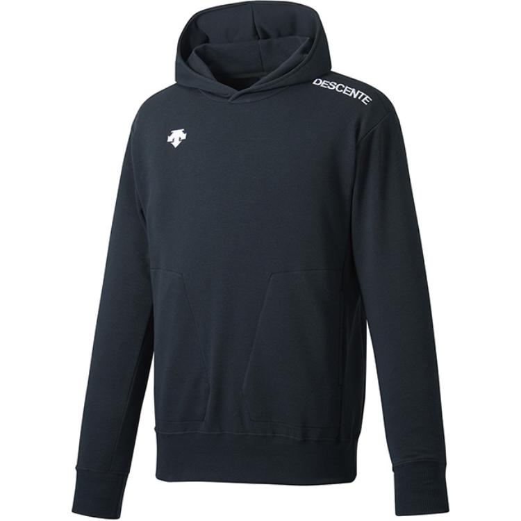 DESCENTE Logo Print Sweat-Wicking Hoodie Unisex Long Sleeve Pullover DTM2601B