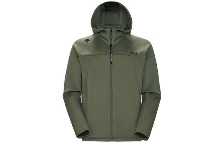 DESCENTE Logo Print Zip-Up Hooded Jacket D3131TFT53