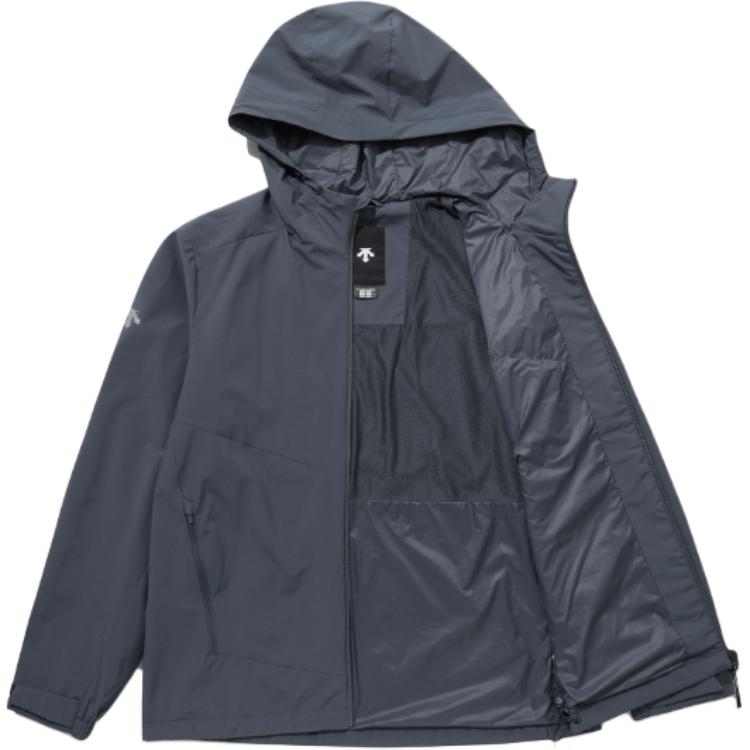 Cheap DESCENTE logo印花拉鍊連帽外套 男女通用 長袖 休閒款 SP323RJK91