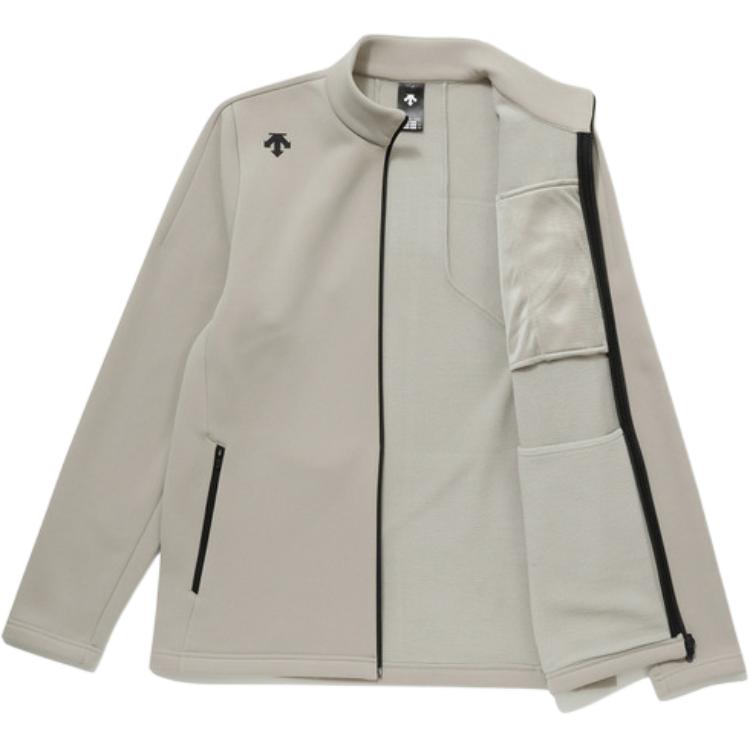 Lookbook DESCENTE Logo Stand Collar Zipper Long Sleeve Warm Jacket Unisex SO423TFTO1