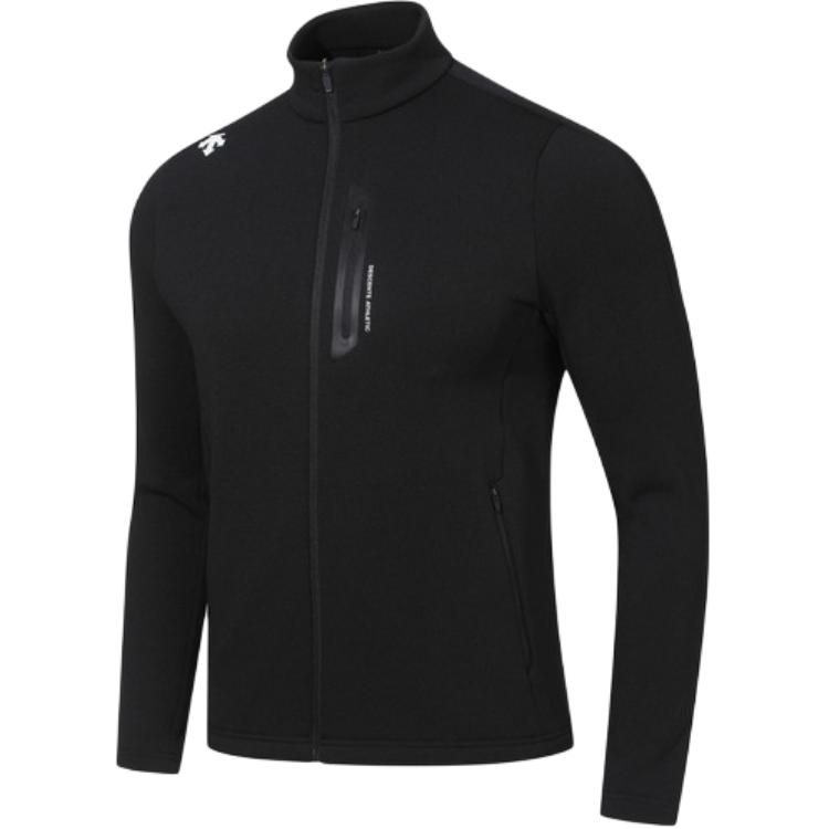 Cheap DESCENTE Logo Stand Collar Zipper Long Sleeve Warm Jacket Unisex SO423TFTO1