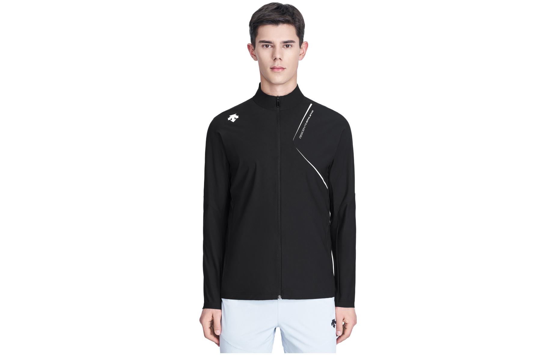 DESCENTE Logo Zip-Up High-Neck Jacket D3231TFT56