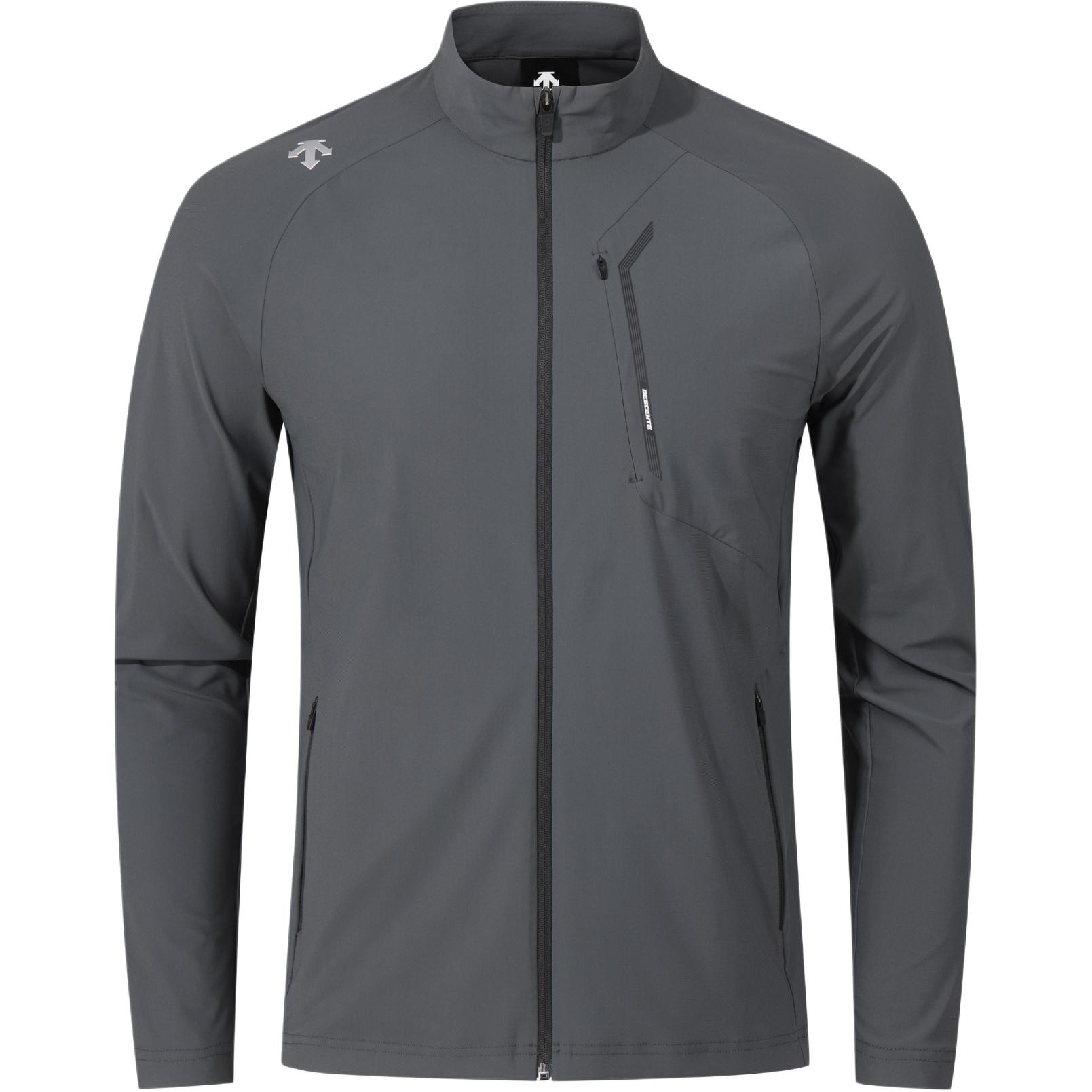 DESCENTE Logo Zip-Up Slim Fit Jacket Long Sleeve Unisex SQ323TFT71