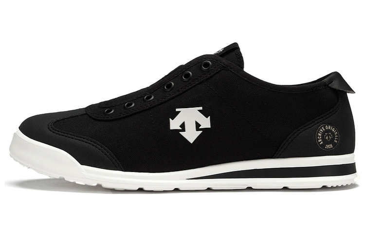DESCENTE Low-Top Sneaker 'Black and White' D3223LSN23-RB