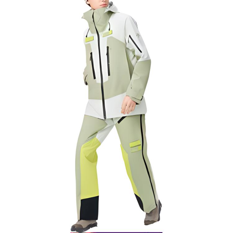 Shop デサント マルコ DERMIZAX 3L 防水防風 スキージャケット ミントグリーン D3411SSJ23