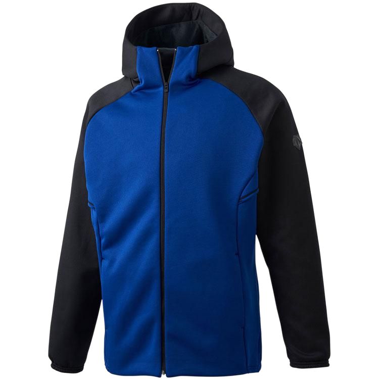DESCENTE Mens Colorblock Waterproof Insulated Hooded Jacket Royal Blue DBX2765ROY