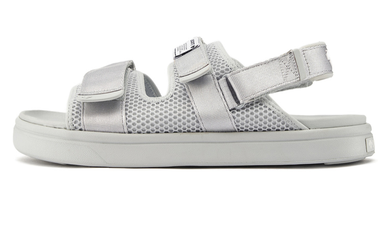 DESCENTE Modern Style Velcro Sandals Gray - Casual Beachwear D2223ENDXX-GY