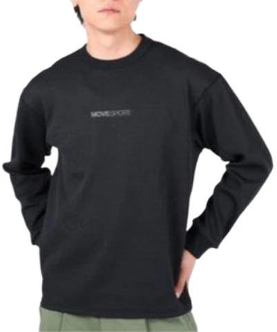 descente-moisture-wicking-long-sleeve-sweatshirt-with-letter-print-dxc-2701-xb