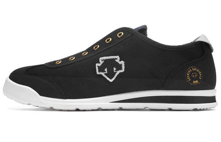 DESCENTE Movewear Chron Tempo Slip-On 'Black Breathable Low-Top' D3293LSNXC-BK