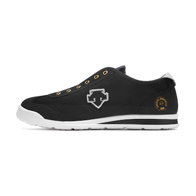 DESCENTE Movewear Chron Tempo Slip-On 'Black Breathable Low-Top'