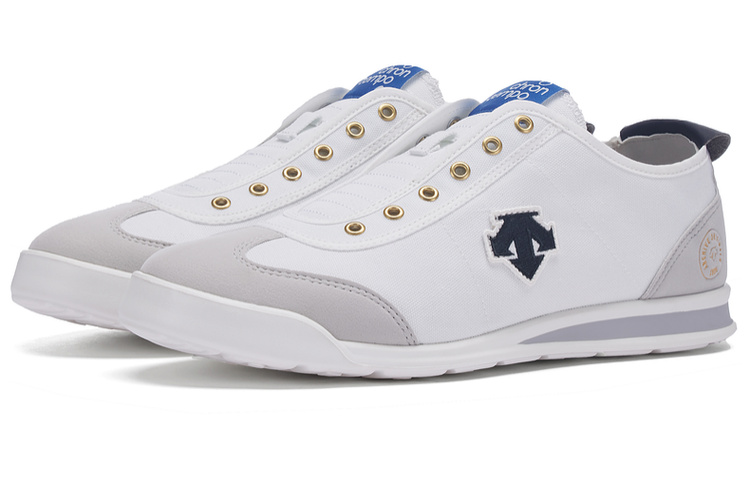 Order DESCENTE Movewear Chron Tempo Slip-On 'Hitam Putih' D3293LSNXC-WB