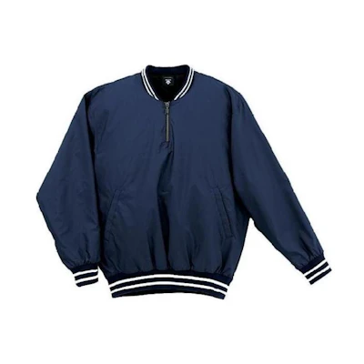 DESCENTE Navy Striped Moisture-Wicking Full-Zip Jacket STD410NVY