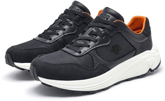 DESCENTE Paul Smith x Dualis '黑色舒适休闲跑鞋' D2431LCR24-BK Shop DESCENTE Paul Smith x Dualis '黑色舒适休闲跑鞋' D2431LCR24-BK