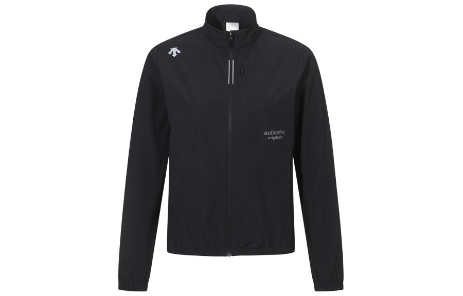 DESCENTE Plain Logo Stand Collar Zip-Up Jacket Unisex SP223RWT41