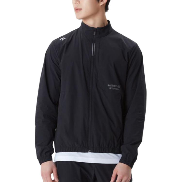Details for DESCENTE Plain Logo Stand Collar Zip-Up Jacket Unisex SP223RWT41