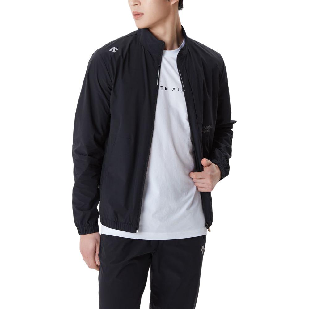 Sizing DESCENTE Plain Logo Stand Collar Zip-Up Jacket Unisex SP223RWT41