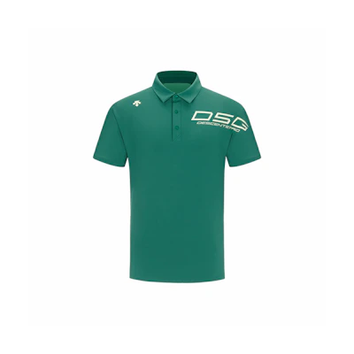 DESCENTE PRO Golf Logo Print Breathable Cooling Polo Shirt for Men. G423MPTS33