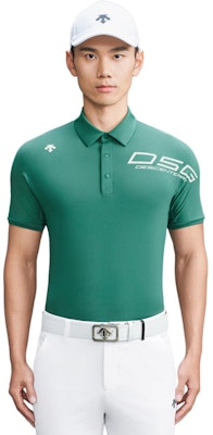 DESCENTE PRO Golf Logo Print Breathable Cooling Polo Shirt for Men. G423MPTS33 6