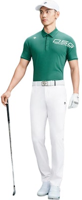 DESCENTE PRO Golf Logo Print Breathable Cooling Polo Shirt for Men. G423MPTS33 8