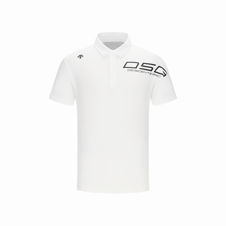 Order DESCENTE PRO Baju Polo Golf Lelaki Logo Cetakan Bernafas dan Penyejuk. G423MPTS33