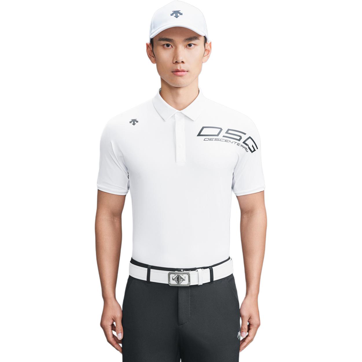Shop DESCENTE PRO Baju Polo Golf Lelaki Logo Cetakan Bernafas dan Penyejuk. G423MPTS33