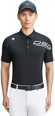 DESCENTE PRO Golf Logo Print Breathable Cooling Polo Shirt for Men. G423MPTS33 1