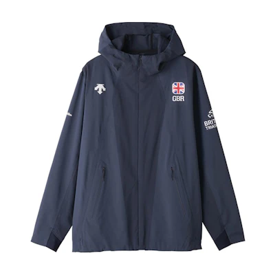DESCENTE PRO Series Zip Hoodie Jacket - Graphite Navy Blue DXG2831RT