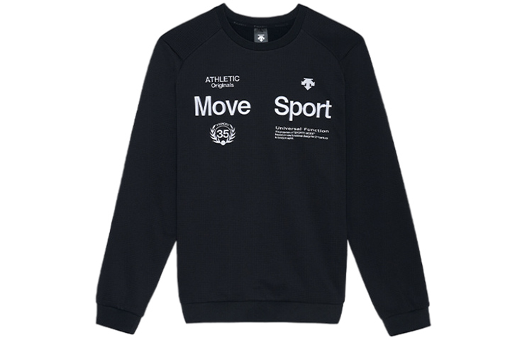 DESCENTE Pullover Sweatshirt with Logo Design D2191THT92