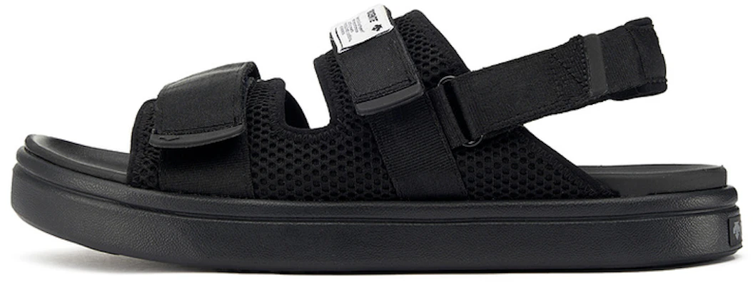 DESCENTE Quick-Dry Sandals Black Beach Slides D2223ENDXX-BK Buy DESCENTE Quick-Dry Sandals Black Beach Slides D2223ENDXX-BK