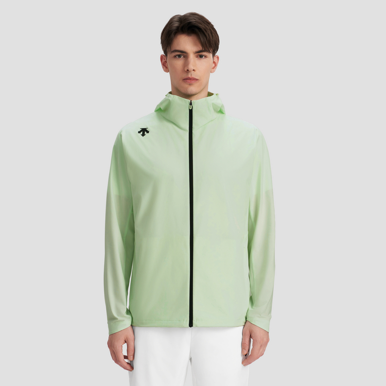 Shop DESCENTE REDESCENTE  Outdoor Hooded Woven Jacket D4331ZJK20