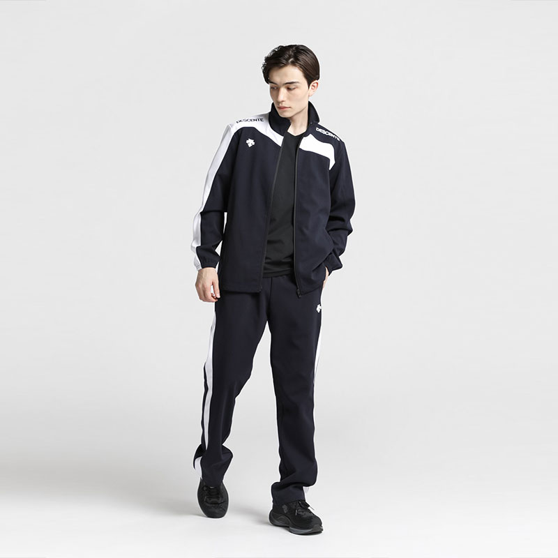 Purchase DESCENTE 復古拼色運動跑步外套 男女訓練拉鍊上衣 DTM1550B