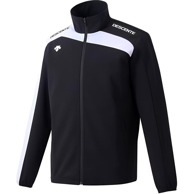 Sizing DESCENTE 復古拼色運動跑步外套 男女訓練拉鍊上衣 DTM1550B