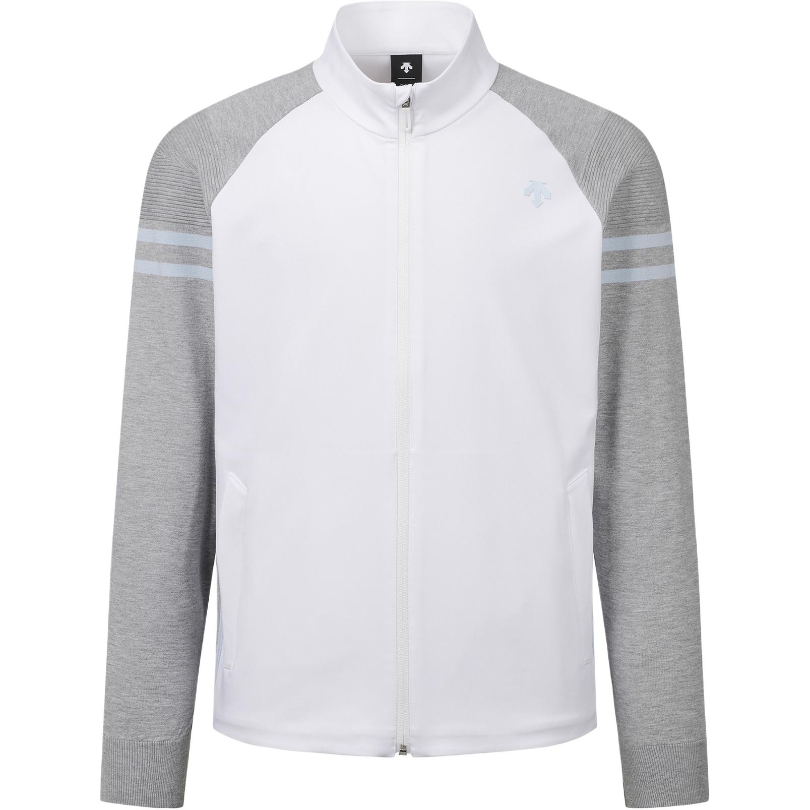 DESCENTE Retro Windproof Waterproof Colorblock Logo Jacket Grey DP11MFKO21-BWTG