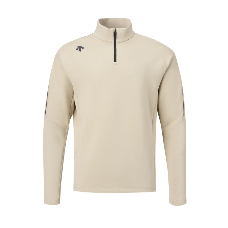DESCENTE RUNNING  Half-Zip Stand Collar Sweatshirt - Minimalist & Comfortable D4491RHT01
