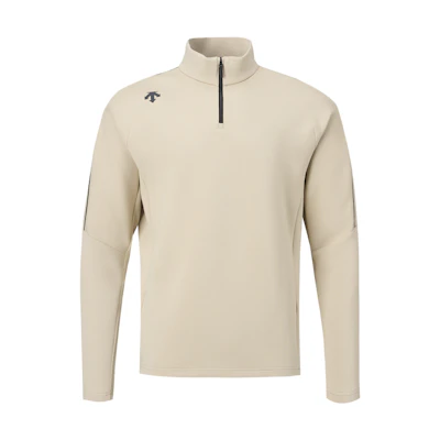 DESCENTE RUNNING Half-Zip Stand Collar Sweatshirt - Minimalist & Comfortable D4491RHT01