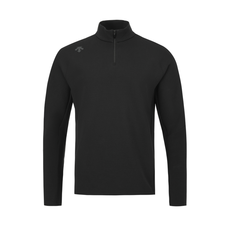 Sizing DESCENTE RUNNING  Half-Zip Stand Collar Sweatshirt - Minimalist & Comfortable D4491RHT01